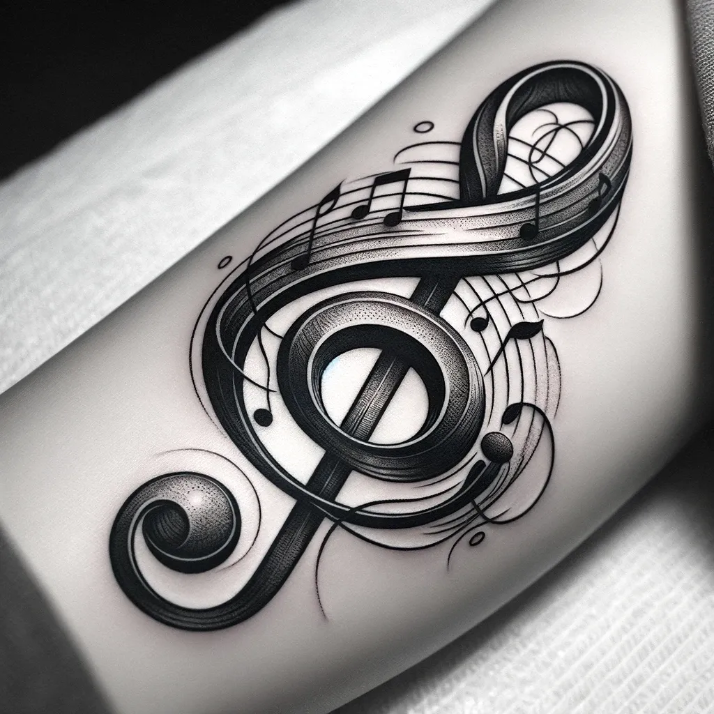 Musical Symbol with Heart and R Letter By Ravi Chauhan at Ink Need Tattoo  Studio Bhagalpur ,… | Hand tattoos for guys, Cute tattoos for women, Tattoos  for daughters